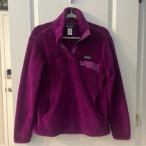 Patagonia Re-Tool Half-Snap Pullover in Purple!